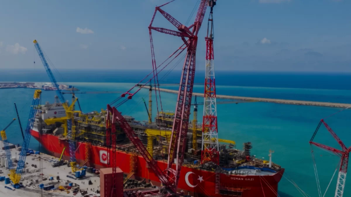 Osman Gazi Yüzer Üretim Platformu İçin Kritik Montaj Tamamlandı