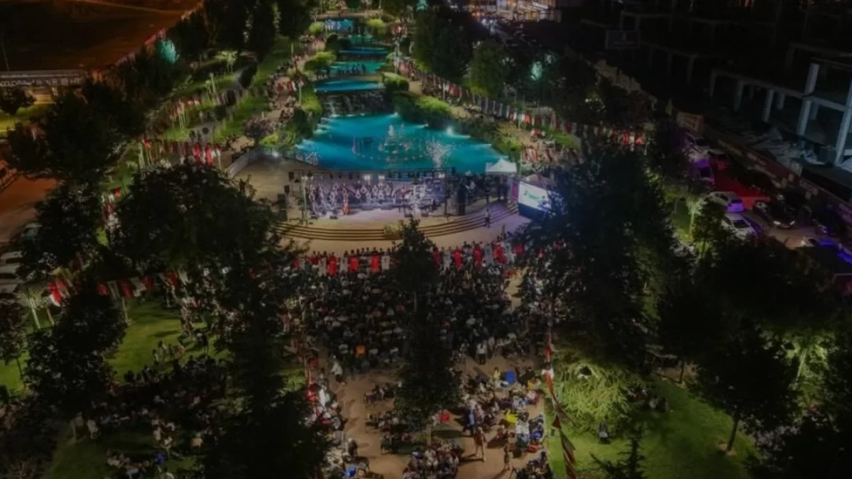 Şehitkamil Vadi Parkta Müzik Dolu Yaz Akşamı