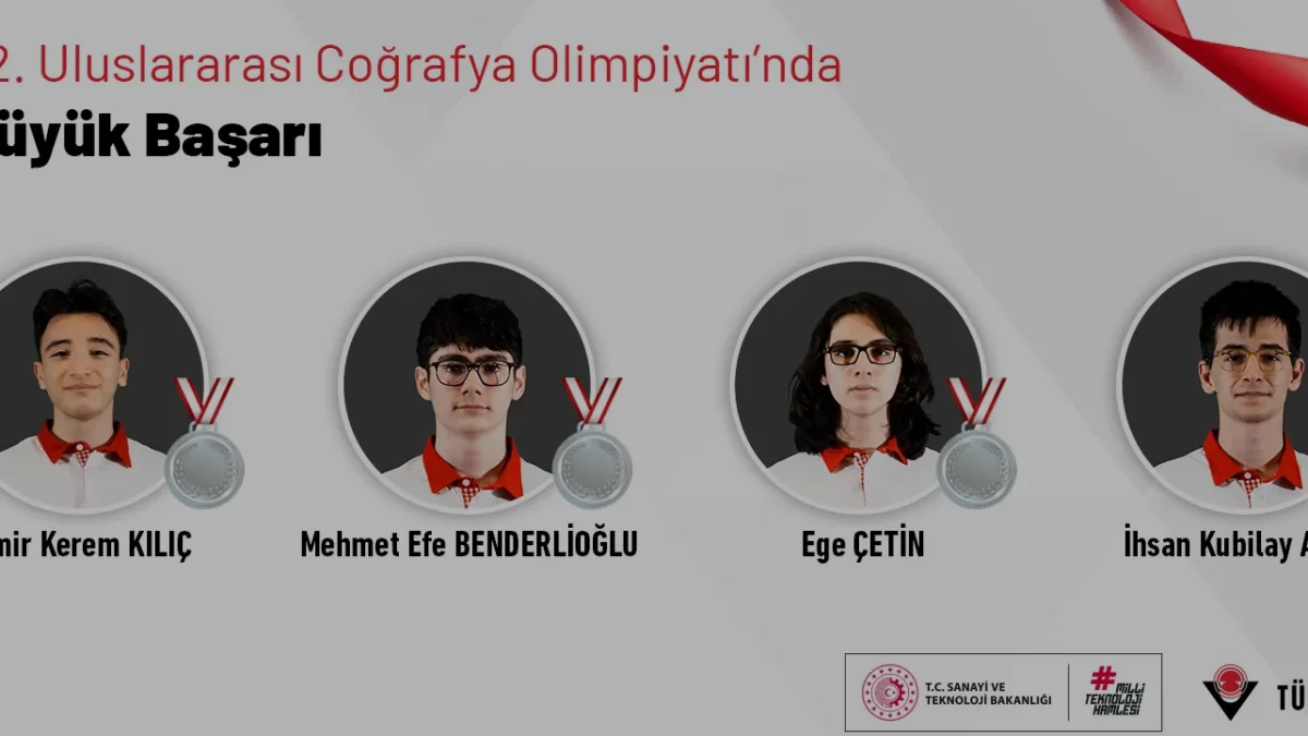 Türk Öğrenciler 22 Uluslararası Coğrafya Olimpiyatında 4 Gümüş Madalya Kazandı