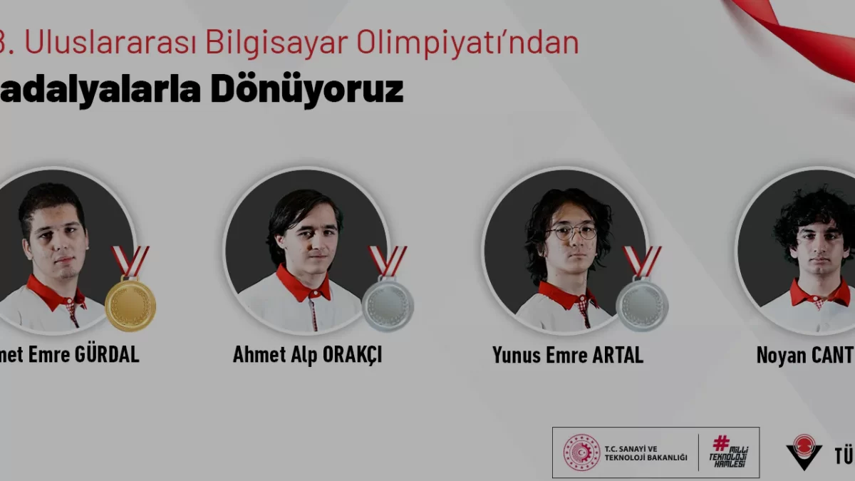Türk Öğrencilerden 38 Uluslararası Bilgisayar Olimpiyatı Başarısı