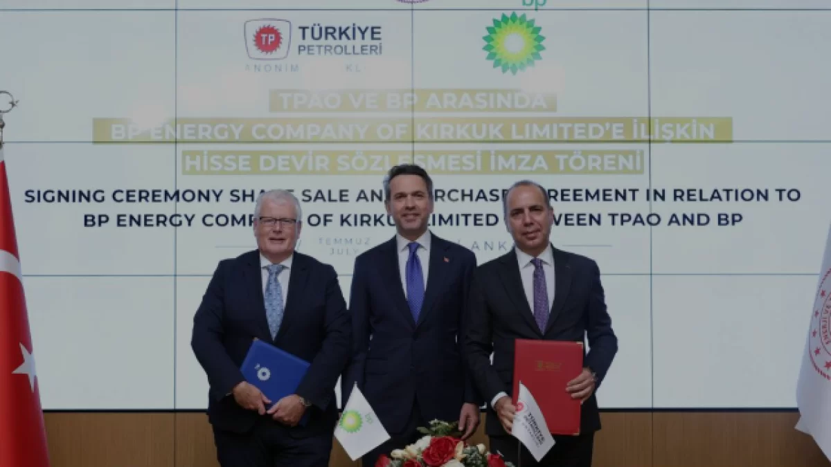 Türkiye Kerkük Petrol Sahalarında BP İle Ortaklık Kurdu