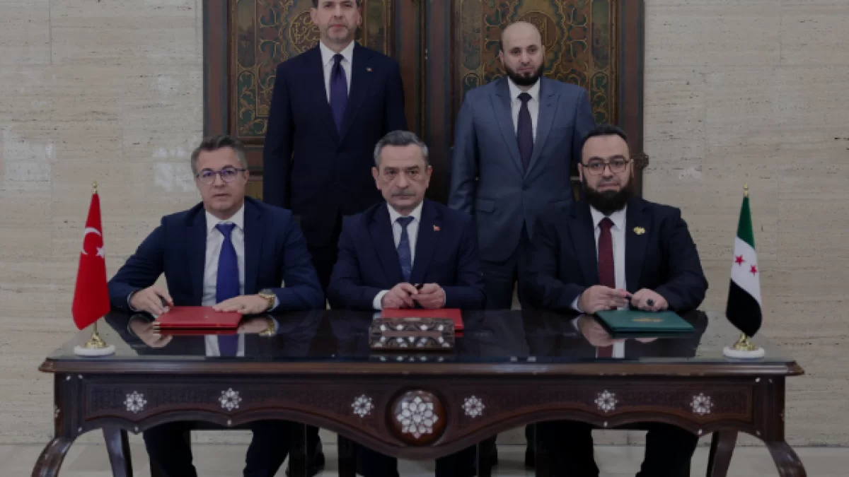 Türkiye ve Suriye Arasında Madencilik ve Enerji İş Birliği Anlaşması