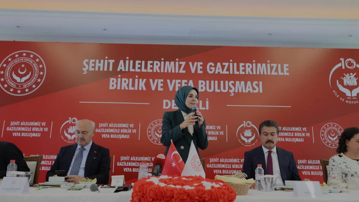 Bakan Göktaş Denizli’de Şehit Aileleri ve Gazilerle Buluştu