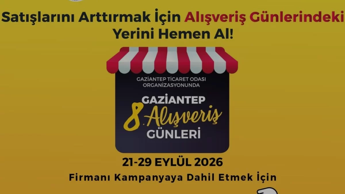 Gaziantep Alışveriş Günleri için geri sayım başladı