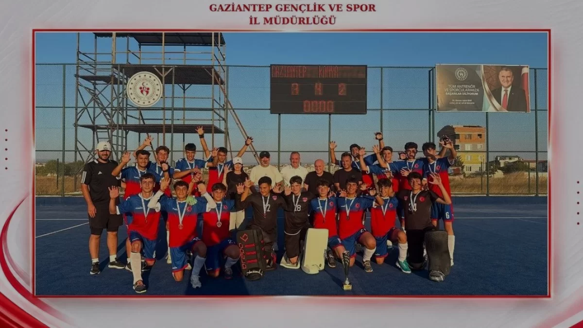 Gaziantep İl Karması Türkiye Hokey Şampiyonu Oldu