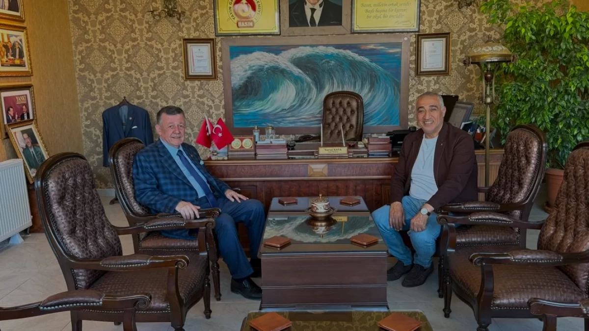 Orhan Kızılaslan Türkiye Basın Yayın Gazeteciler Cemiyetini Ziyaret Etti