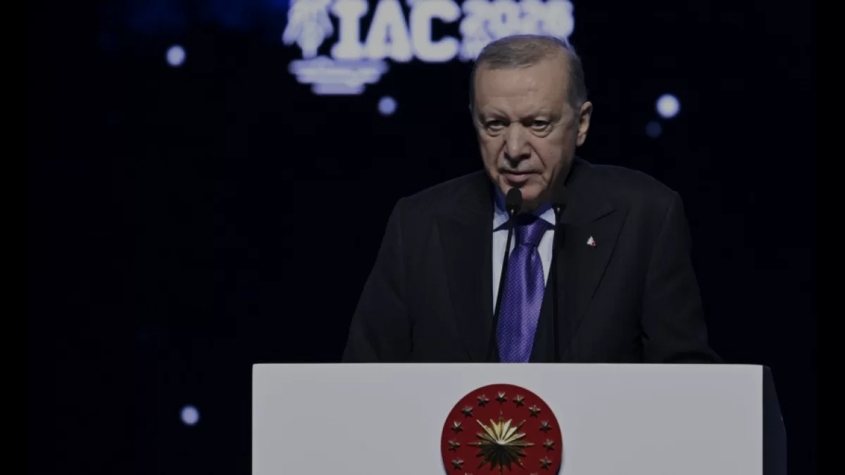 Cumhurbaşkanı Erdoğan 77 Uluslararası Uzay Kongresi Açılışında Konuştu