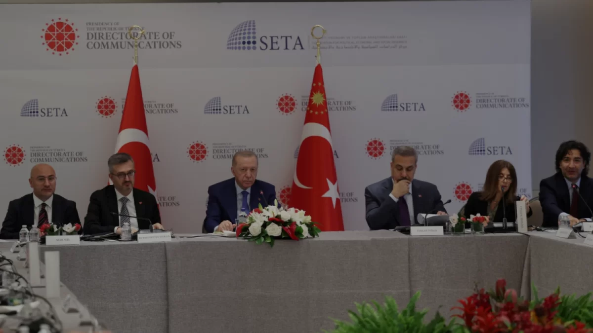 Cumhurbaşkanı Erdoğan ABD’li Düşünce Kuruluşu Temsilcileriyle Buluştu
