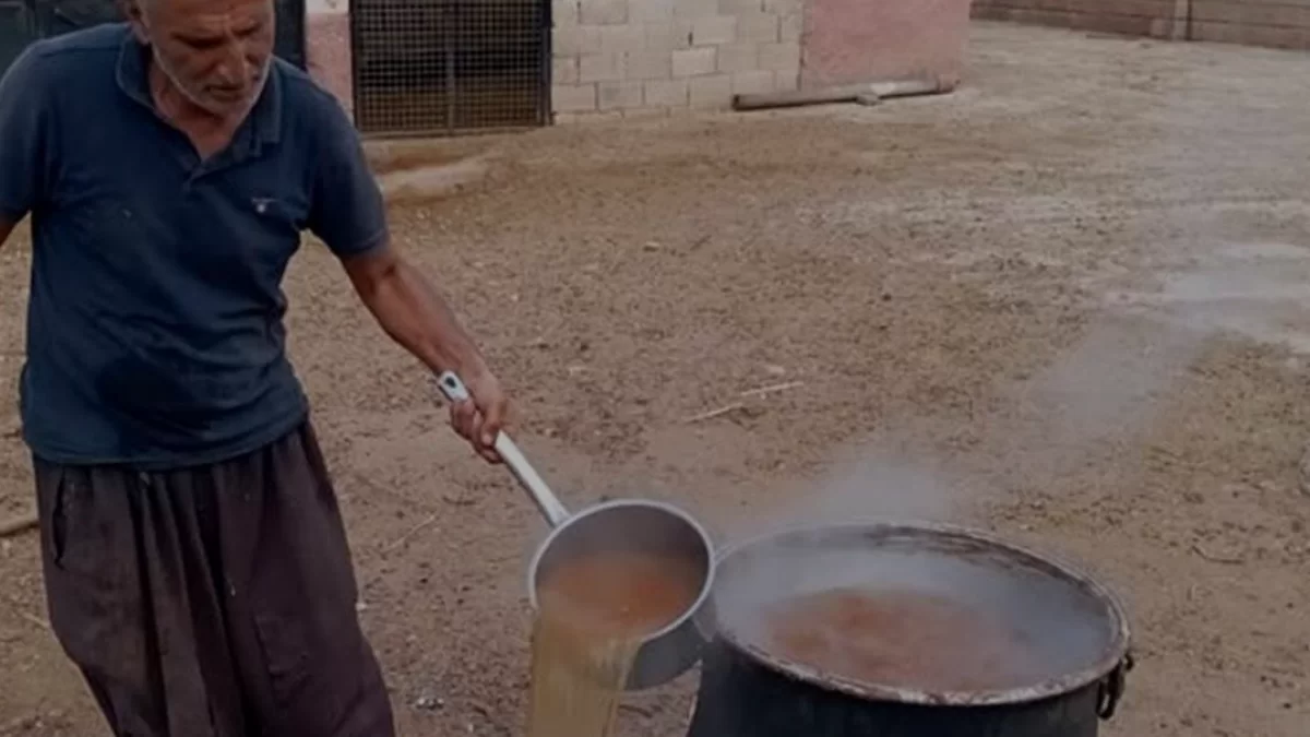 Gaziantep Araban İlçesinde Geleneksel Gün Pekmezi Mesaisi Başladı
