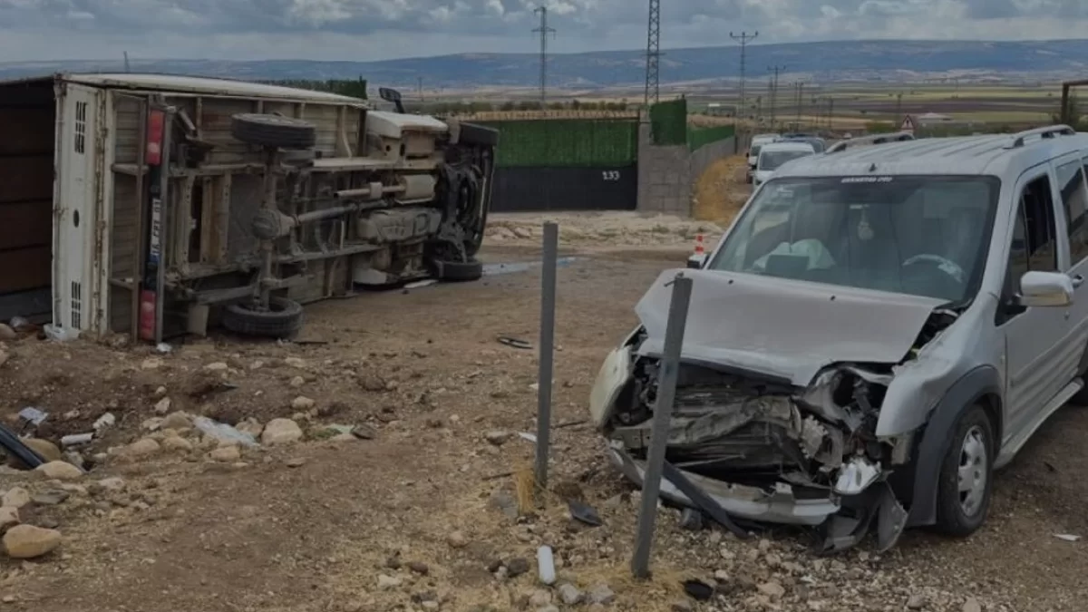 Gaziantep Araban ilçesinde trafik kazası 5 yaralı