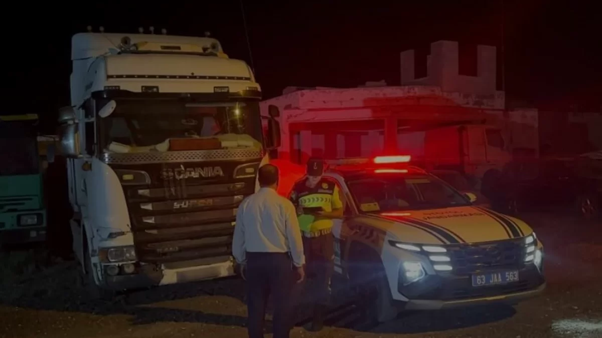 Gaziantep Otoyolunda Sahte Plakalı Tır Operasyonu