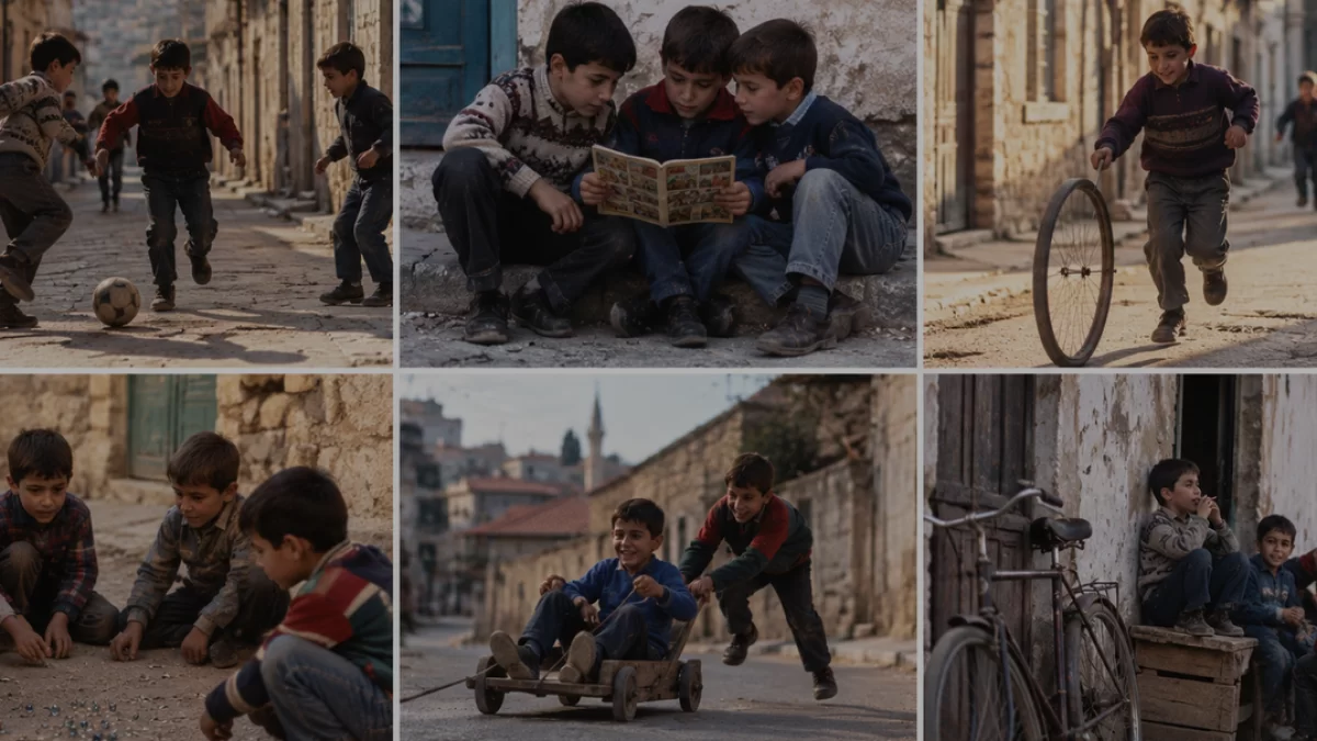 Gaziantep sokaklarında çocukluk anıları ve eski oyunlar