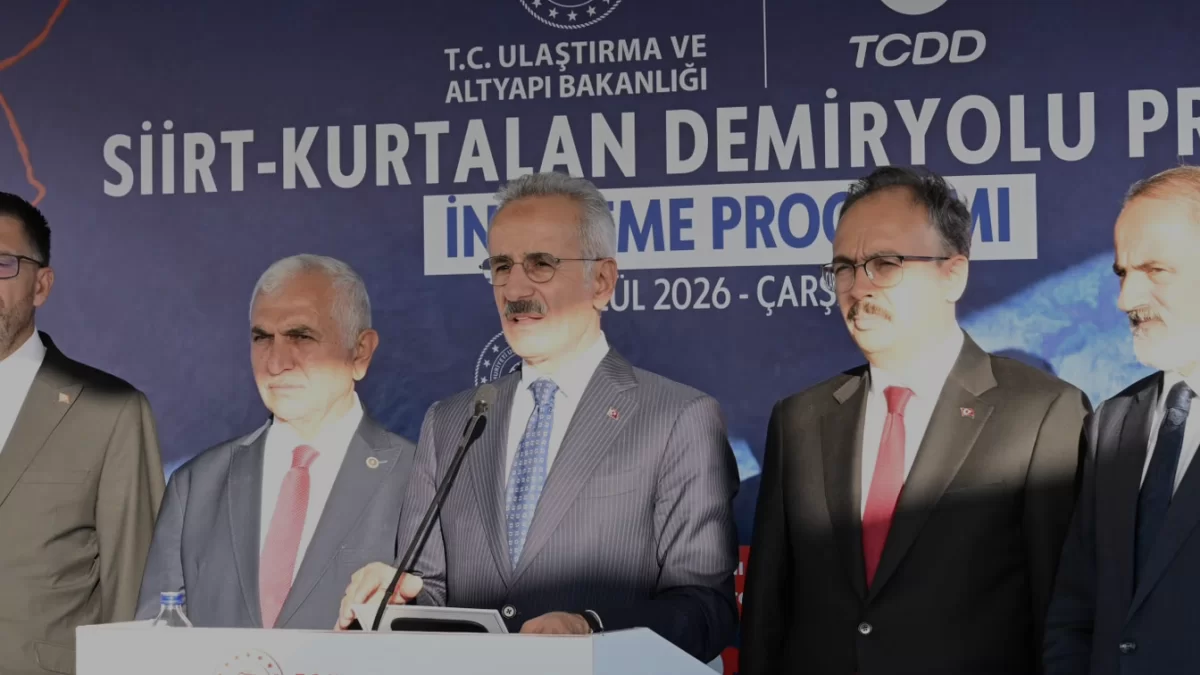 Siirt Ulusal Demiryolu Ağına Bağlanıyor